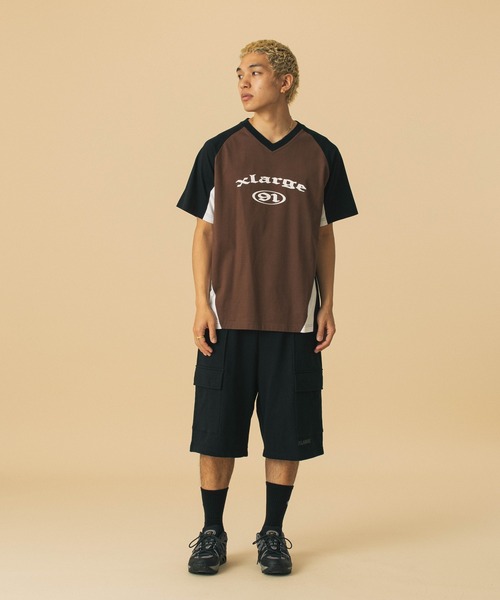 XLARGE(エクストララージ)の「SWEAT CARGO SHORT PANTS(スウェットパンツ・メンズ・カモフラージュ/ブラック/オリーブ・S/M/L/XL)」の9枚目の写真