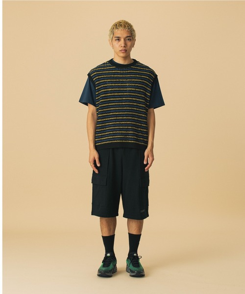 XLARGE(エクストララージ)の「SWEAT CARGO SHORT PANTS(スウェットパンツ・メンズ・カモフラージュ/ブラック/オリーブ・S/M/L/XL)」の11枚目の写真