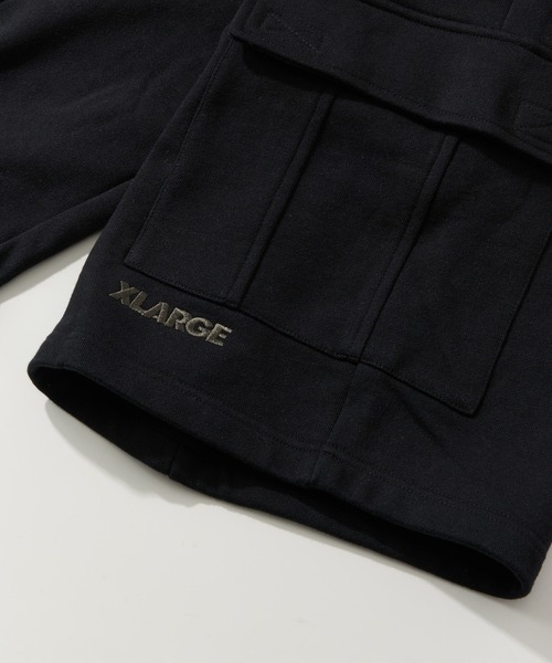 XLARGE(エクストララージ)の「SWEAT CARGO SHORT PANTS(スウェットパンツ・メンズ・カモフラージュ/ブラック/オリーブ・S/M/L/XL)」の19枚目の写真