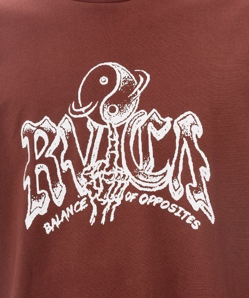 RVCA(ルーカ)の「RVCA メンズ ROTATER SS Tシャツ 【2025年春夏モデル】/ルーカオーバーシルエットフロントプリント半袖Tシャツ(Tシャツ/カットソー・メンズ・ブラウン系その他/ブラック系その他/バーガンディー/ホワイト・SMALL/MEDIUM/LARGE/X-LARGE)」の9枚目の写真