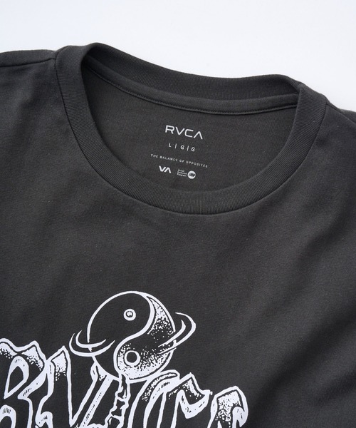 RVCA(ルーカ)の「RVCA メンズ ROTATER SS Tシャツ 【2025年春夏モデル】/ルーカオーバーシルエットフロントプリント半袖Tシャツ(Tシャツ/カットソー・メンズ・ブラウン系その他/ブラック系その他/バーガンディー/ホワイト・SMALL/MEDIUM/LARGE/X-LARGE)」の5枚目の写真