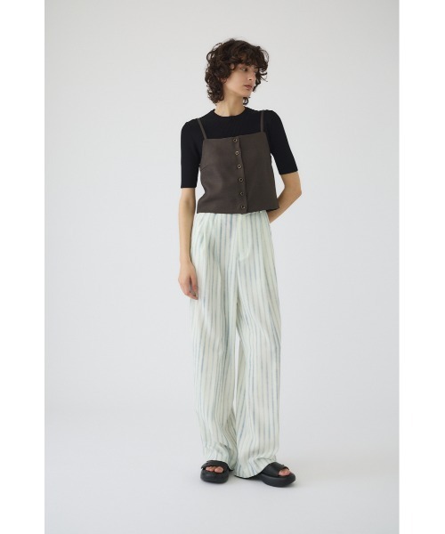 RIM.ARK(リムアーク)の「Tweed cami tops ツイードキャミトップス(キャミソール・レディース・チャコールグレー/ブラウン/グレイッシュベージュ・36/38)」の14枚目の写真