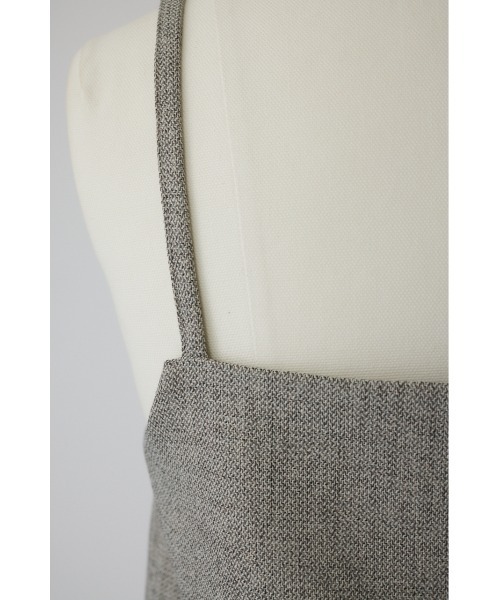 RIM.ARK(リムアーク)の「Tweed cami tops ツイードキャミトップス(キャミソール・レディース・チャコールグレー/ブラウン/グレイッシュベージュ・36/38)」の10枚目の写真