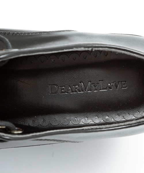 DearMyLove(ディアマイラブ)の「11cm厚底レースアップおでこパンプス(パンプス・レディース・ブラック系その他/ベビーピンク/ブラック・25.5cm/25cm/24.5cm/24cm/23.5cm/23cm/22.5cm)」の6枚目の写真