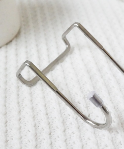 Port（ポート）の「【 Port / ポート 】 ラクラク 収納 S字フック / 取り付け 収納グッズ（収納グッズ・レディース・ブラック/シルバー・FREE）」の8枚目の写真