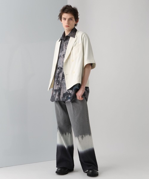 HARE（ハレ）の「グロッシーフォトガラシャツSS(HARE)（シャツ/ブラウス・メンズ・ホワイト/ブラック/グレー・FREE）」の10枚目の写真