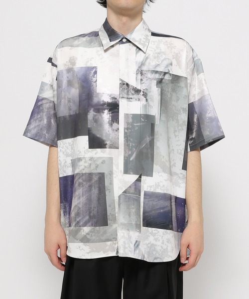 HARE（ハレ）の「グロッシーフォトガラシャツSS(HARE)（シャツ/ブラウス・メンズ・ホワイト/ブラック/グレー・FREE）」の17枚目の写真