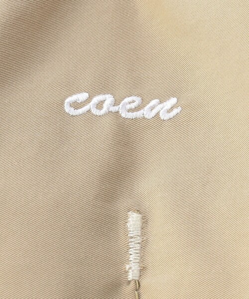 coen（コーエン）の「【ワンポイントロゴ】コットンナイロンツイルトートバッグ（トートバッグ・メンズ・ケリーグリーン/ピンク/ベージュ/ブラック・FREE）」の7枚目の写真