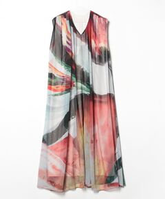 セール】2WAY ART PRINT SHEER DRESS（ワンピース）｜Ameri