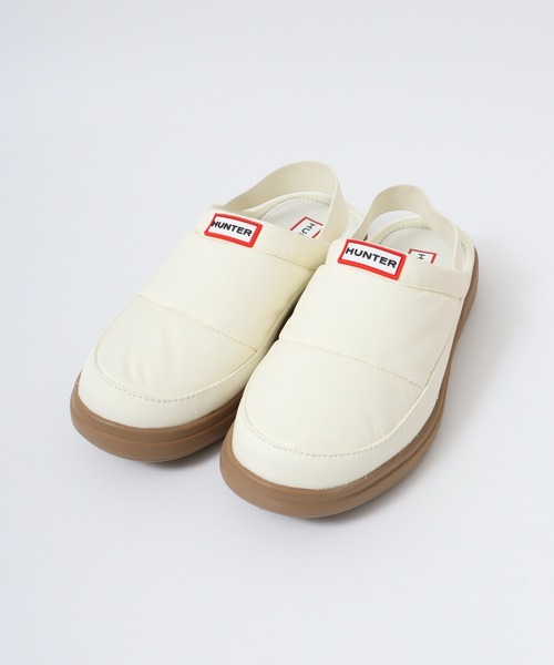 HUNTER レディース イン/アウト ヒール ストラップ スリッパ（サンダル