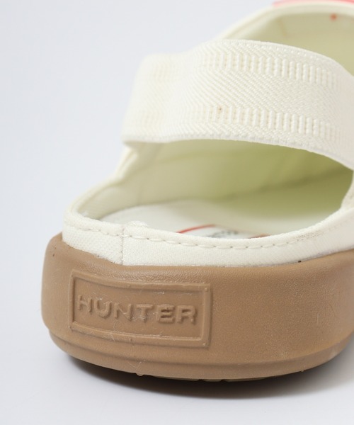 HUNTER レディース イン/アウト ヒール ストラップ スリッパ（サンダル