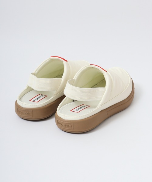 HUNTER レディース イン/アウト ヒール ストラップ スリッパ（サンダル