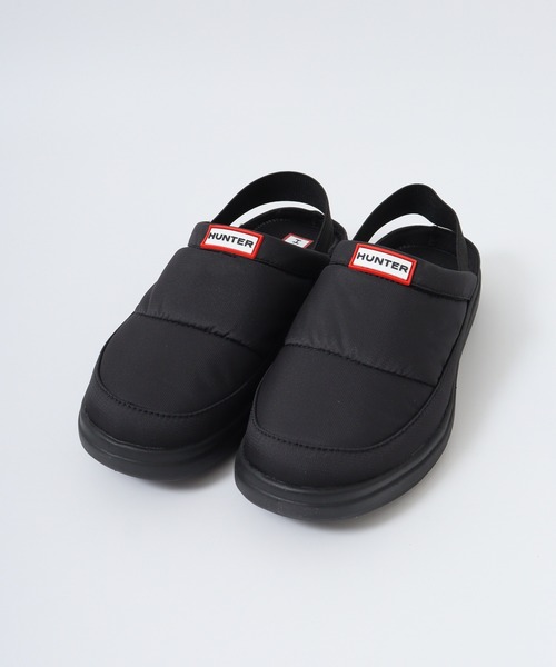 HUNTER レディース イン/アウト ヒール ストラップ スリッパ（サンダル