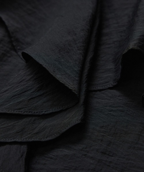 セール】シルクブレンドラッフルカラーブラウス（シャツ/ブラウス