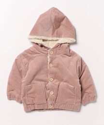 Quincy Mae（クインシーメイ）の「Corduroy Hooded Jacket || Mauve（その他ベビー用品）」