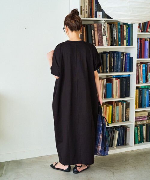FREAK'S STORE(フリークスストア)の「限定展開 Lee × FREAK'S STORE/リー 別注 デニム ポケット 半袖 ワンピース(ワンピース・レディース・ストライプ/ネイビー/オフホワイト/ブラック・MEDIUM/SMALL)」の15枚目の写真