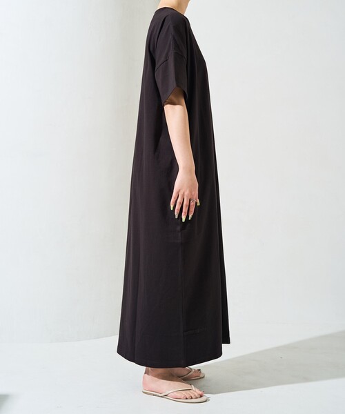 FREAK'S STORE(フリークスストア)の「限定展開 Lee × FREAK'S STORE/リー 別注 デニム ポケット 半袖 ワンピース(ワンピース・レディース・ストライプ/ネイビー/オフホワイト/ブラック・MEDIUM/SMALL)」の11枚目の写真