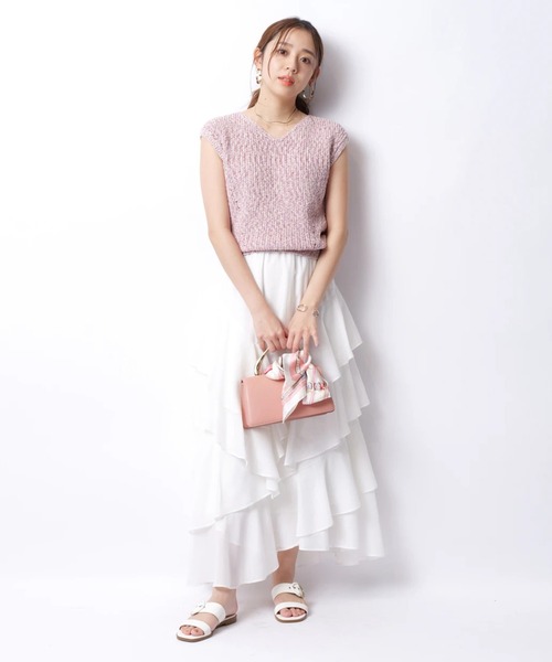 JUSGLITTY（ジャスグリッティー）の「アシメティアードスカート