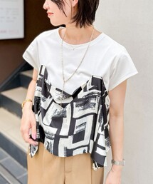 スカーフ 柄」に該当するTシャツ/カットソーファッション通販