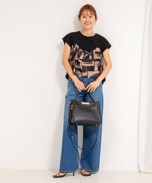 tシャツ 「追加」スカーフ柄ビスチェ付き風Tシャツ レディース 追加】スカーフ柄ビスチェ付き風Tシャツ｜ノーリーズの通販