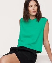 Banana Republic（バナナリパブリック）の「シルキーコットン クロップドタンクトップ（Tシャツ/カットソー）」