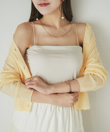 【スタッフmiki監修】2WAYペチカップキャミ/ロング丈