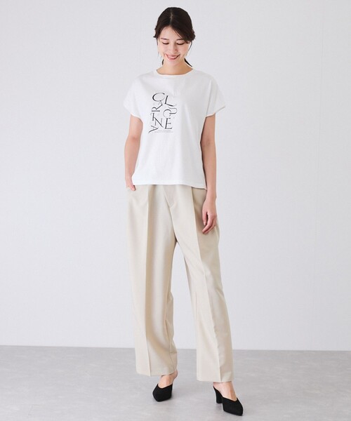 Jayro（ジャイロ）の「パール付きプリントロゴTシャツ（Tシャツ/カットソー・レディース・ブラック/ホワイト系その他/ネイビー/ラベンダー・M）」の15枚目の写真