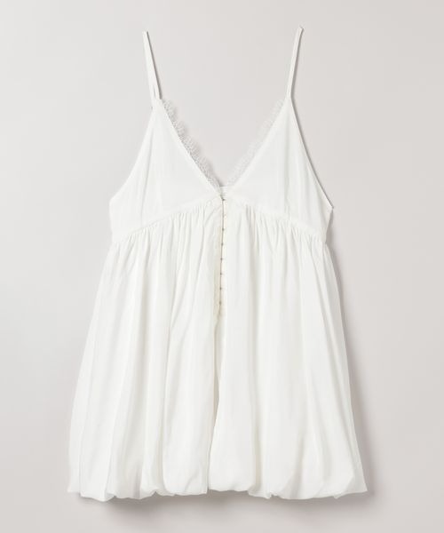 JEANASIS（ジーナシス）の「バルーンキャミチュニック/492481（キャミソール・レディース・ブラック/グレー/オフホワイト・FREE）」の18枚目の写真