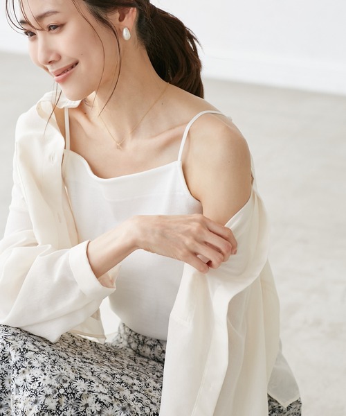 ROPE' PICNIC（ロペピクニック）の「【3WAY】キャミソール（キャミソール・レディース・グリーン系その他/ブラック/ホワイト・38）」の7枚目の写真