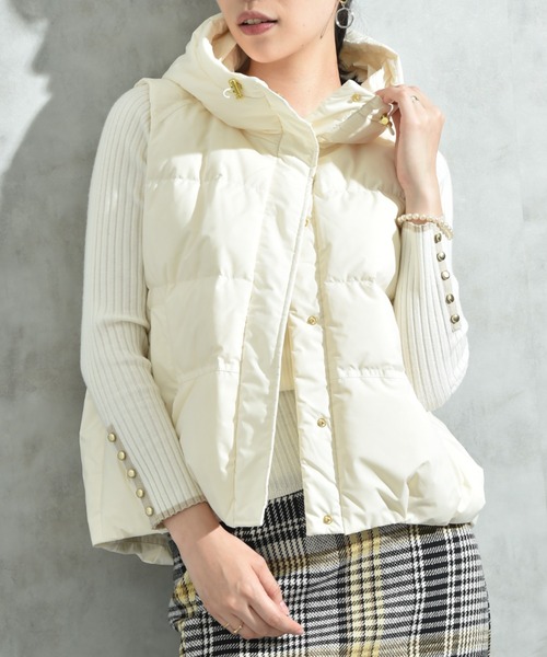 エアリーフードピュアダウンベスト（ダウンベスト）｜INTERPLANET