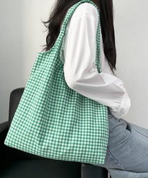 みー　チェック柄バッグ Amazon | [ミキハウス] トートバッグ かばん バッグ 手さげ