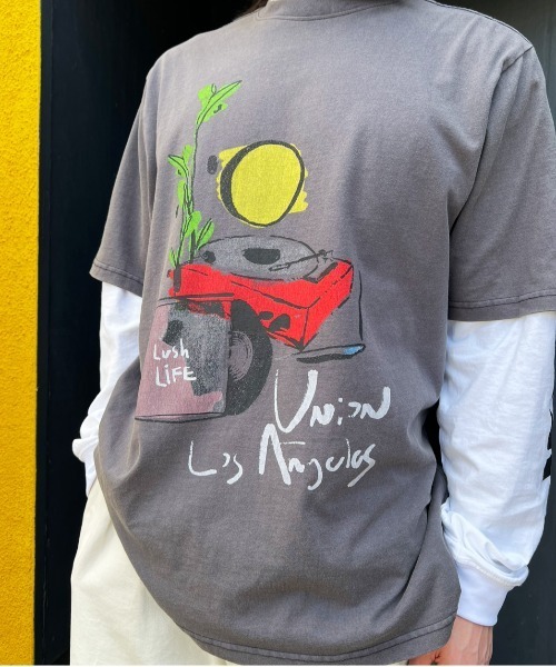UNION（UNION TOKYO）（ユニオン）の「UNION TOKYO  CHILLIN TEE  ユニオントーキョー（Tシャツ/カットソー・メンズ・ホワイト系その他/ブラック・SMALL/MEDIUM/LARGE/X-LARGE/XX-LARGE）」の2枚目の写真