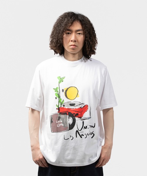 UNION（UNION TOKYO）（ユニオン）の「UNION TOKYO  CHILLIN TEE  ユニオントーキョー（Tシャツ/カットソー・メンズ・ホワイト系その他/ブラック・SMALL/MEDIUM/LARGE/X-LARGE/XX-LARGE）」の6枚目の写真