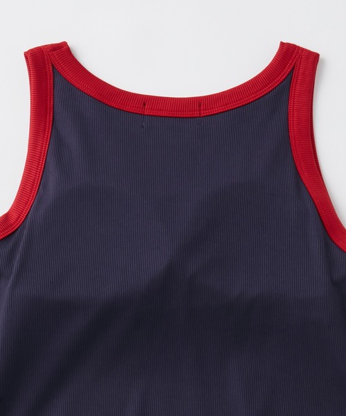 アメリカンスリーブ、ブルー♡M♡水着♡セパレート♡タンクトップ AZUL BY MOUSSY タンクトップ ノースリーブ A/B AMERICAN SLEEVE
