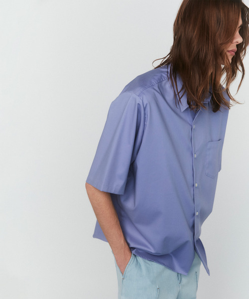 victim2022ssシャツ　ヴィクティム セール】VICTIM ヴィクティム / DENIM BIG SHIRT オーガニック
