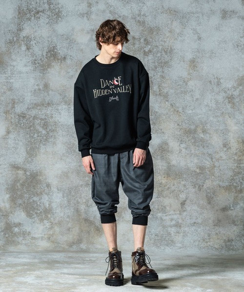 glamb(グラム)の「Hidden Valley Sweat / ヒドゥンバレースウェット(スウェット・メンズ・ブラック/ストライプ・S/M/L)」の7枚目の写真