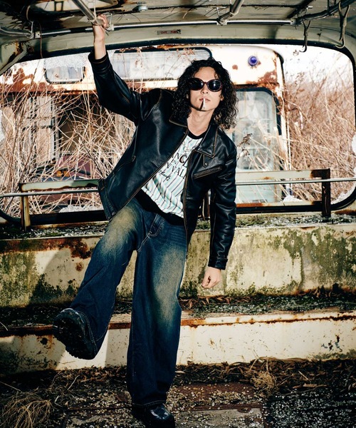 glamb(グラム)の「Hidden Valley Sweat / ヒドゥンバレースウェット(スウェット・メンズ・ブラック/ストライプ・S/M/L)」の14枚目の写真