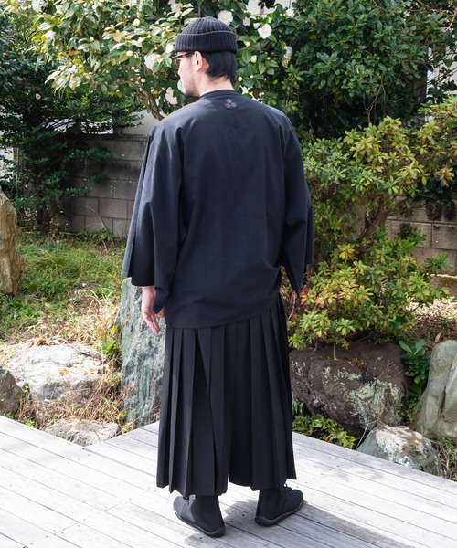 カヤ(カヤ)の「【カヤ】角袖バンドカラーメンズシャツ(シャツ/ブラウス・メンズ・ホワイト/スミクロ/エンジ・FREE)」の12枚目の写真