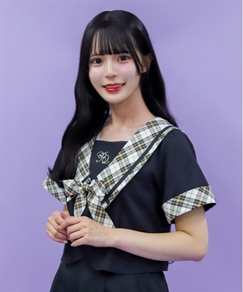 ブラウス シャツ CHEMISE A PLIS JPS レディース aimoha ブラウス シャツ フリルカラー刺繍デザインシャツ