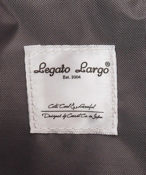 Legato Largo(レガートラルゴ)の「Legato Largo FUWARIウォッシャブルナイロンショルダー LH-X0062(ショルダーバッグ・レディース・オリーブ/ライトグレー/ベージュ/ピンク系その他/ブラック・FREE)」の15枚目の写真