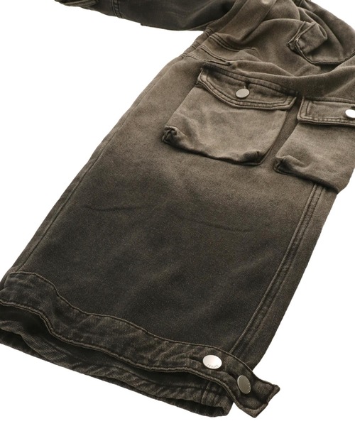 ANAP(アナップ)の「ウォッシュ 加工 デニム カーゴパンツ(カーゴパンツ・レディース・ブルー/ブラック・S/M)」の7枚目の写真