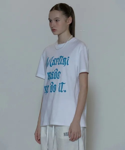 SCULPTOR（スカルプター）の「Martini Made Me Do It Tee（Tシャツ/カットソー・レディース・ホワイト・LARGE/MEDIUM/SMALL）」の2枚目の写真