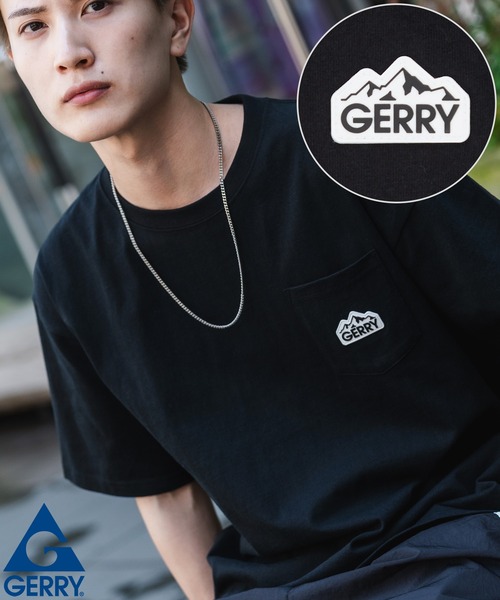 GERRY(ジェリー)の「【GERRY】別注 マウントロゴ ポケット半袖Tシャツ(Tシャツ/カットソー・メンズ・ホワイト/ブラック/ホワイト系/ブラック系・X-LARGE/LARGE/MEDIUM/SMALL)」の2枚目の写真
