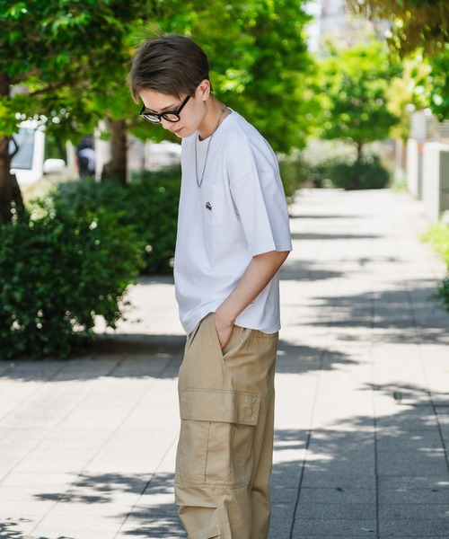 GERRY(ジェリー)の「【GERRY】別注 マウントロゴ ポケット半袖Tシャツ(Tシャツ/カットソー・メンズ・ホワイト/ブラック/ホワイト系/ブラック系・X-LARGE/LARGE/MEDIUM/SMALL)」の14枚目の写真