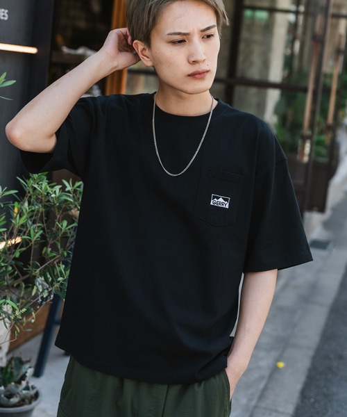 GERRY(ジェリー)の「【GERRY】別注 マウントロゴ ポケット半袖Tシャツ(Tシャツ/カットソー・メンズ・ホワイト/ブラック/ホワイト系/ブラック系・X-LARGE/LARGE/MEDIUM/SMALL)」の8枚目の写真
