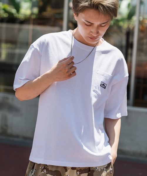 GERRY(ジェリー)の「【GERRY】別注 マウントロゴ ポケット半袖Tシャツ(Tシャツ/カットソー・メンズ・ホワイト/ブラック/ホワイト系/ブラック系・X-LARGE/LARGE/MEDIUM/SMALL)」の5枚目の写真