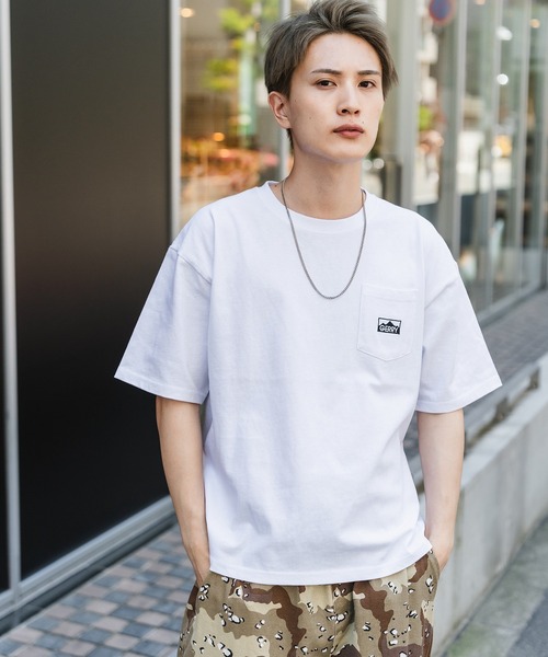 GERRY(ジェリー)の「【GERRY】別注 マウントロゴ ポケット半袖Tシャツ(Tシャツ/カットソー・メンズ・ホワイト/ブラック/ホワイト系/ブラック系・X-LARGE/LARGE/MEDIUM/SMALL)」の6枚目の写真
