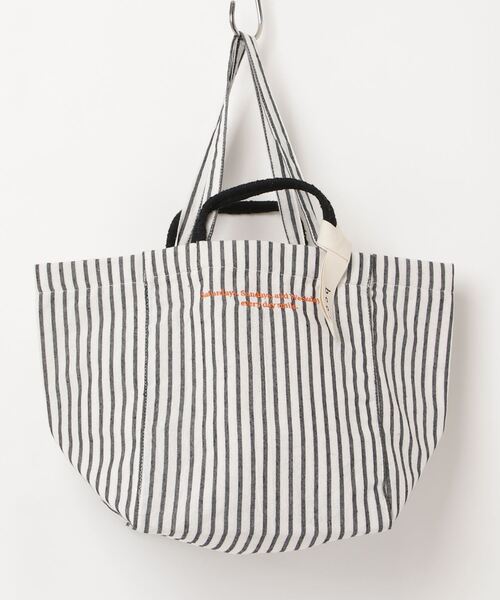 beej（ビージ）stripe fabric bigtote bag（トートバッグ