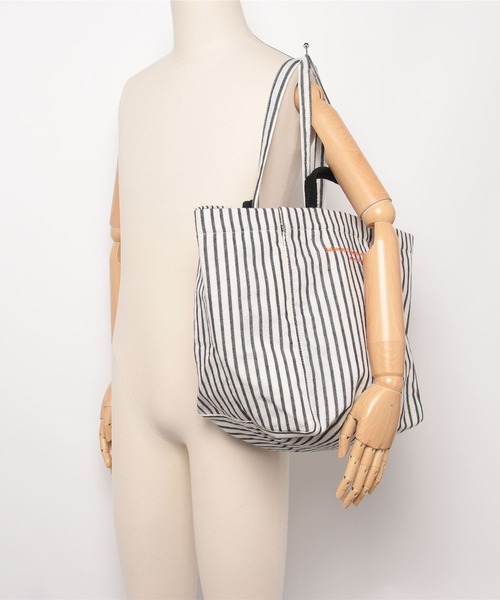 バッグ zemig beej（ビージ）stripe fabric bigtote bag | B'2nd（ビー