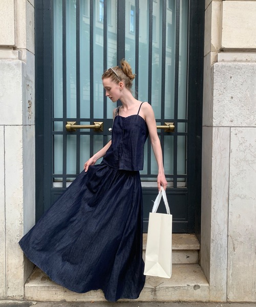 LONSLAN】デニムライク セットアップ LONW25s059-ファッション通販